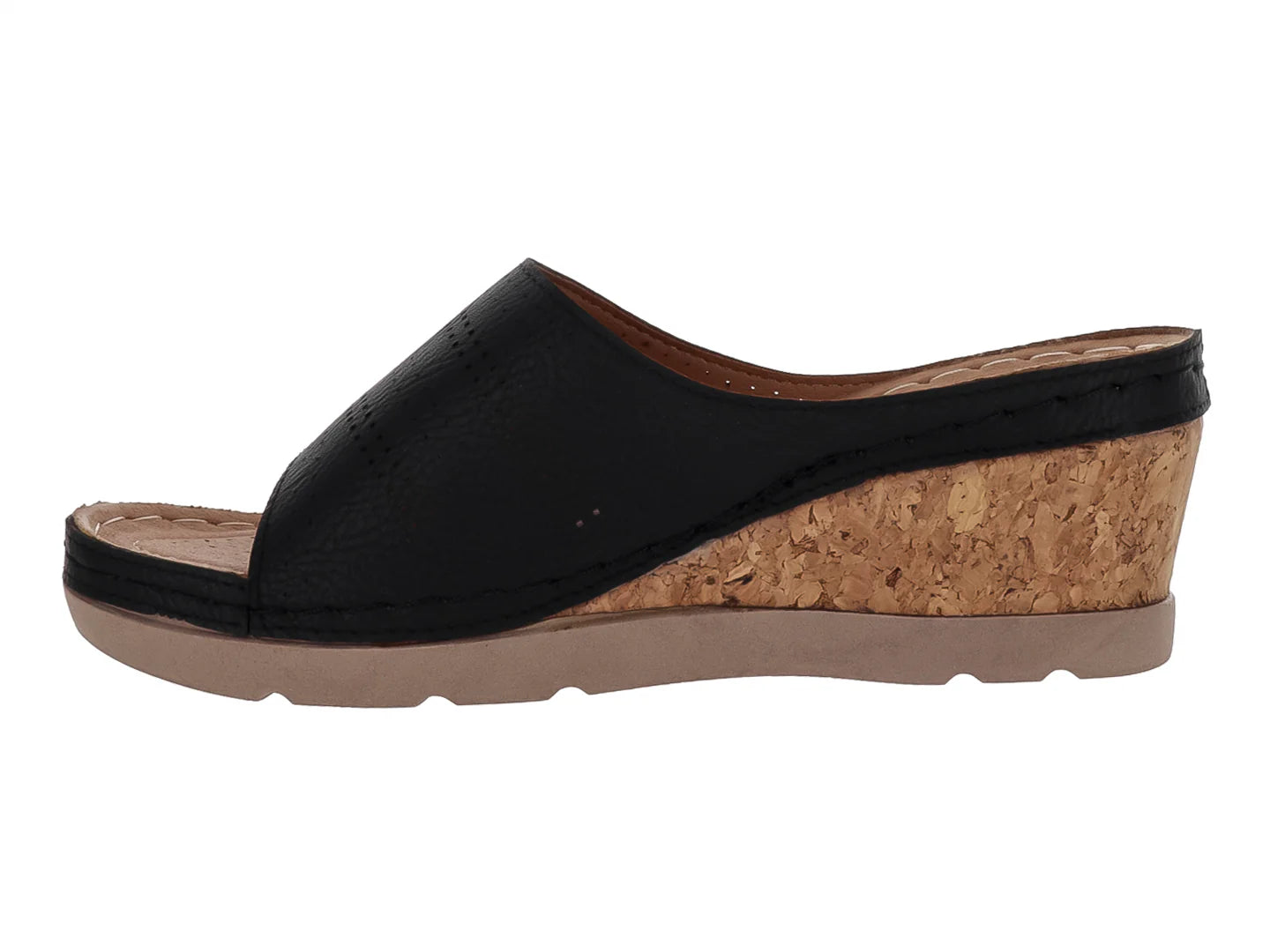 Sandalias Flexmas Negro para Mujer