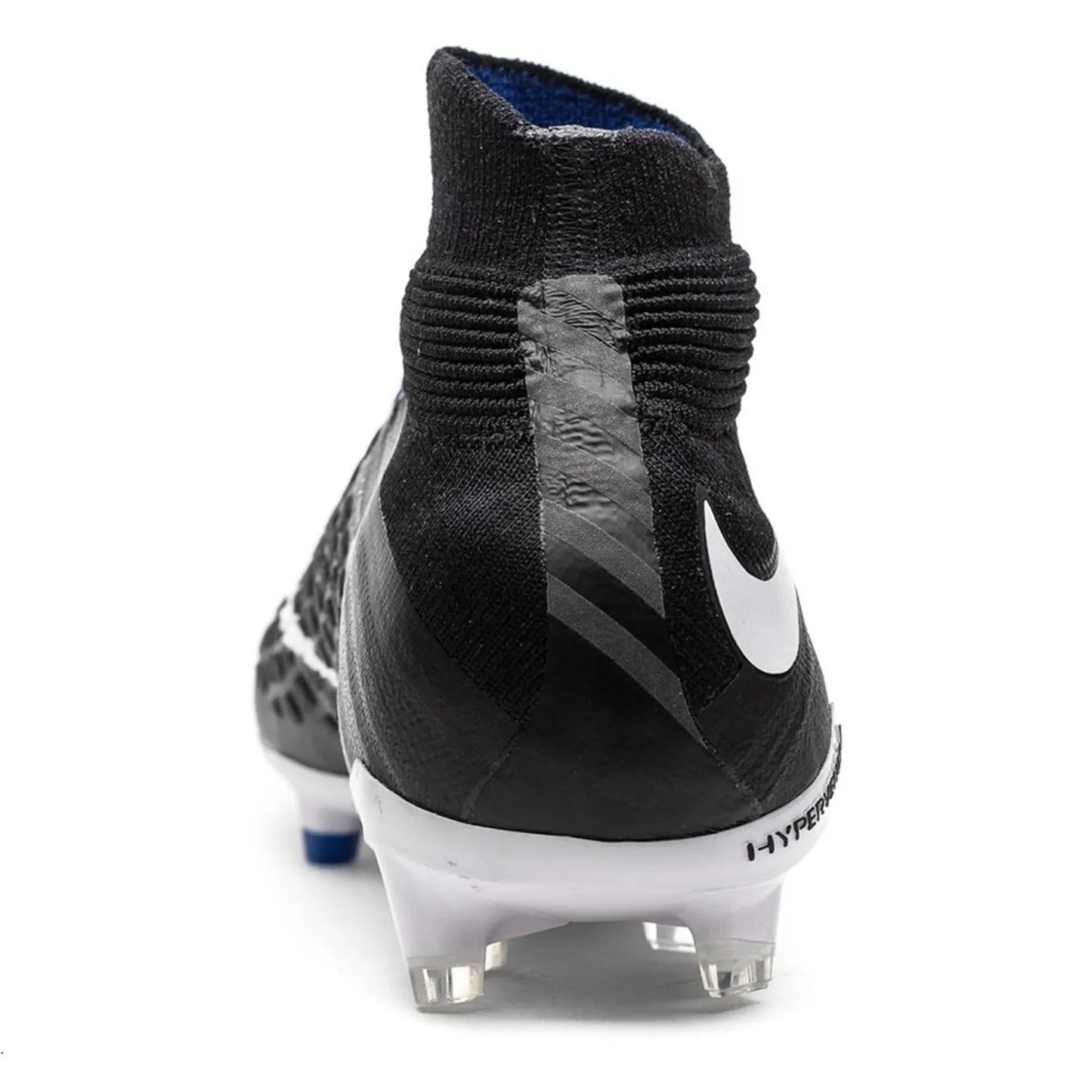 Nike Kids Jr Hypervenom Phantom III Dynamic Fit FG Firm Ground Soccer Cleats Black White Royal