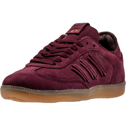 Deep Hue Samba WomenS Deep Hue Maroon Burgundy Gum