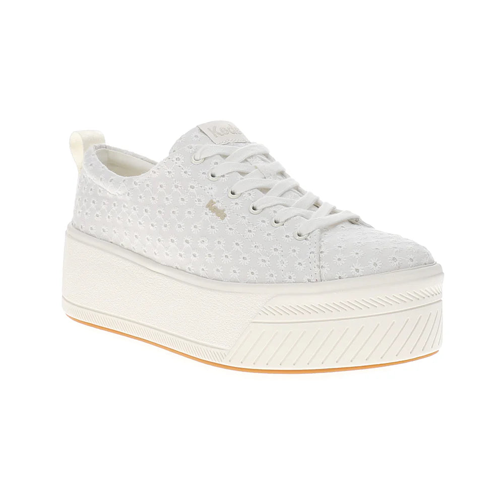 Skyler Daisy Eyelet Lace Up Sneakers
