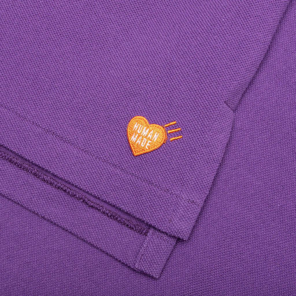 Big Polo Shirt Purple