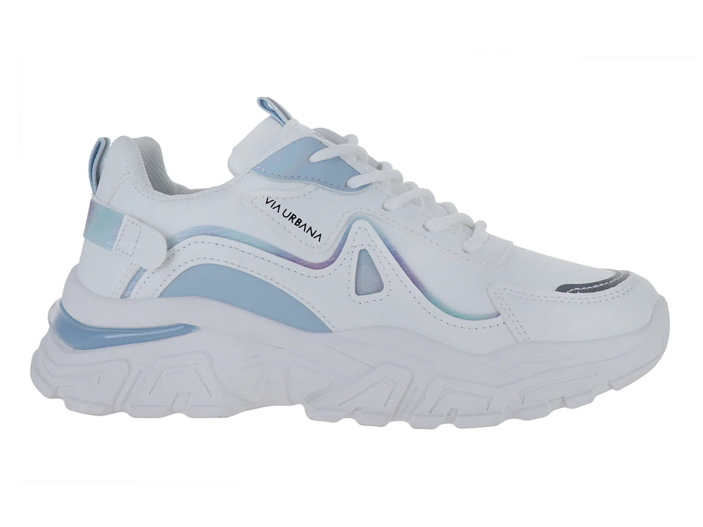 Tenis Via Urbana Blanco Azul para Mujer