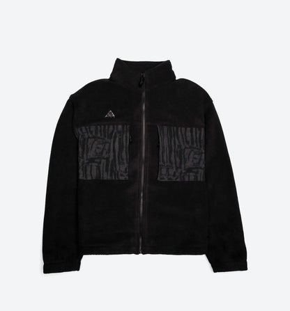 NRG ACG Microfleece Mens Jacket Black Black