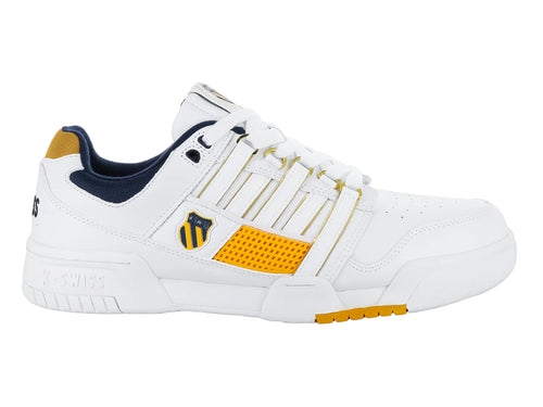 Tenis K Swiss G Staad Blanco y Dorado para Hombre