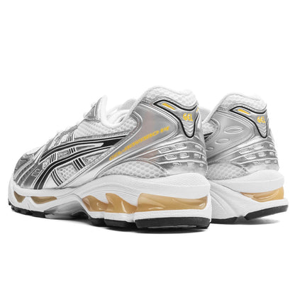Gel Kayano 14 White Tai Chi Yellow