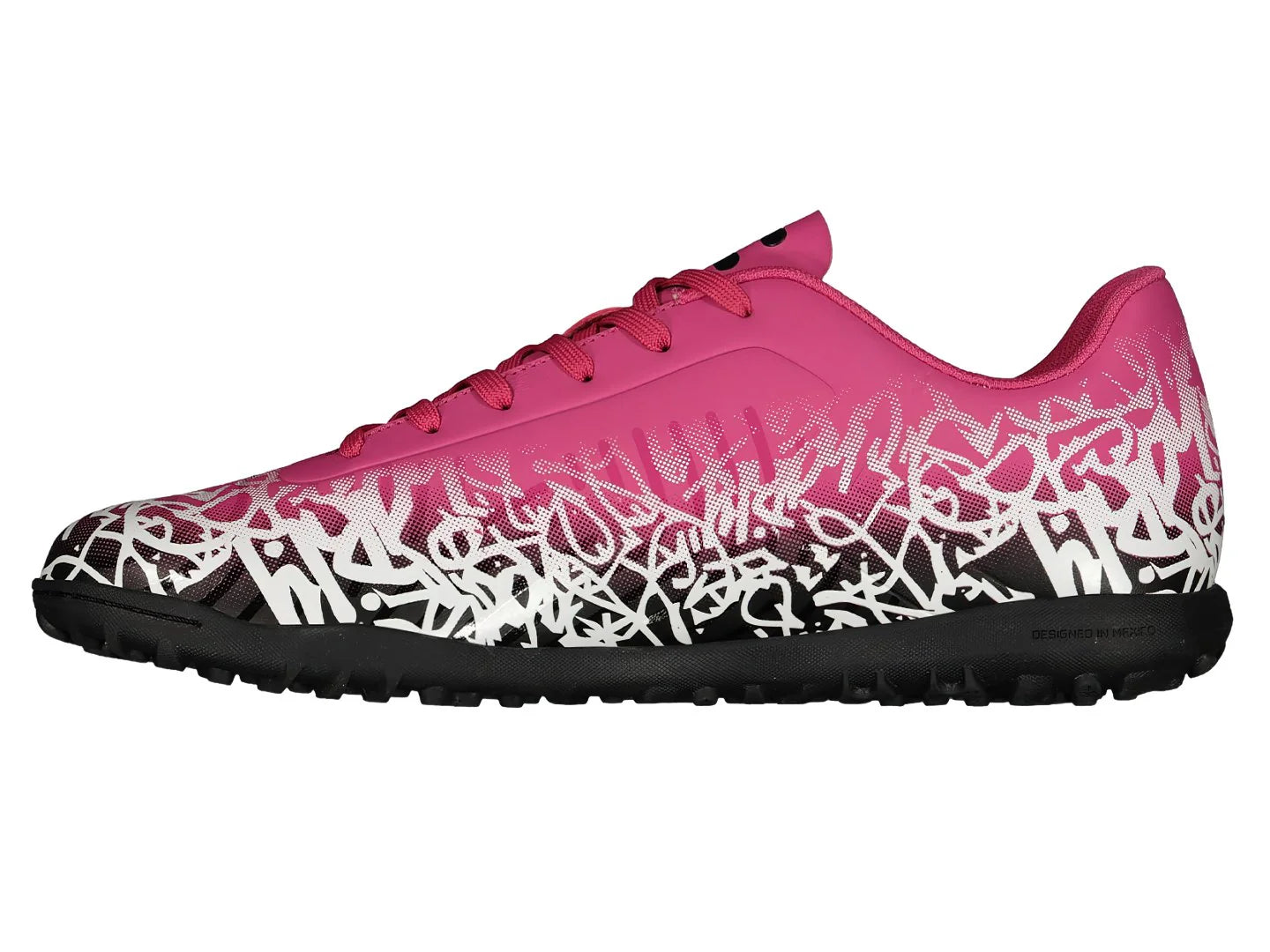 Tenis de Fútbol Charly Rosa con Negro para Hombre