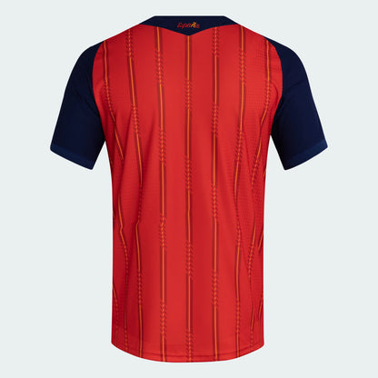 adidas Spain Home Authentic Mens Soccer Jersey 26 Red