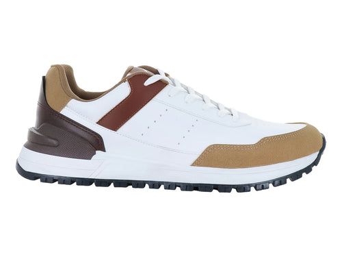 Tenis Clasben Blanco Camel para Hombre
