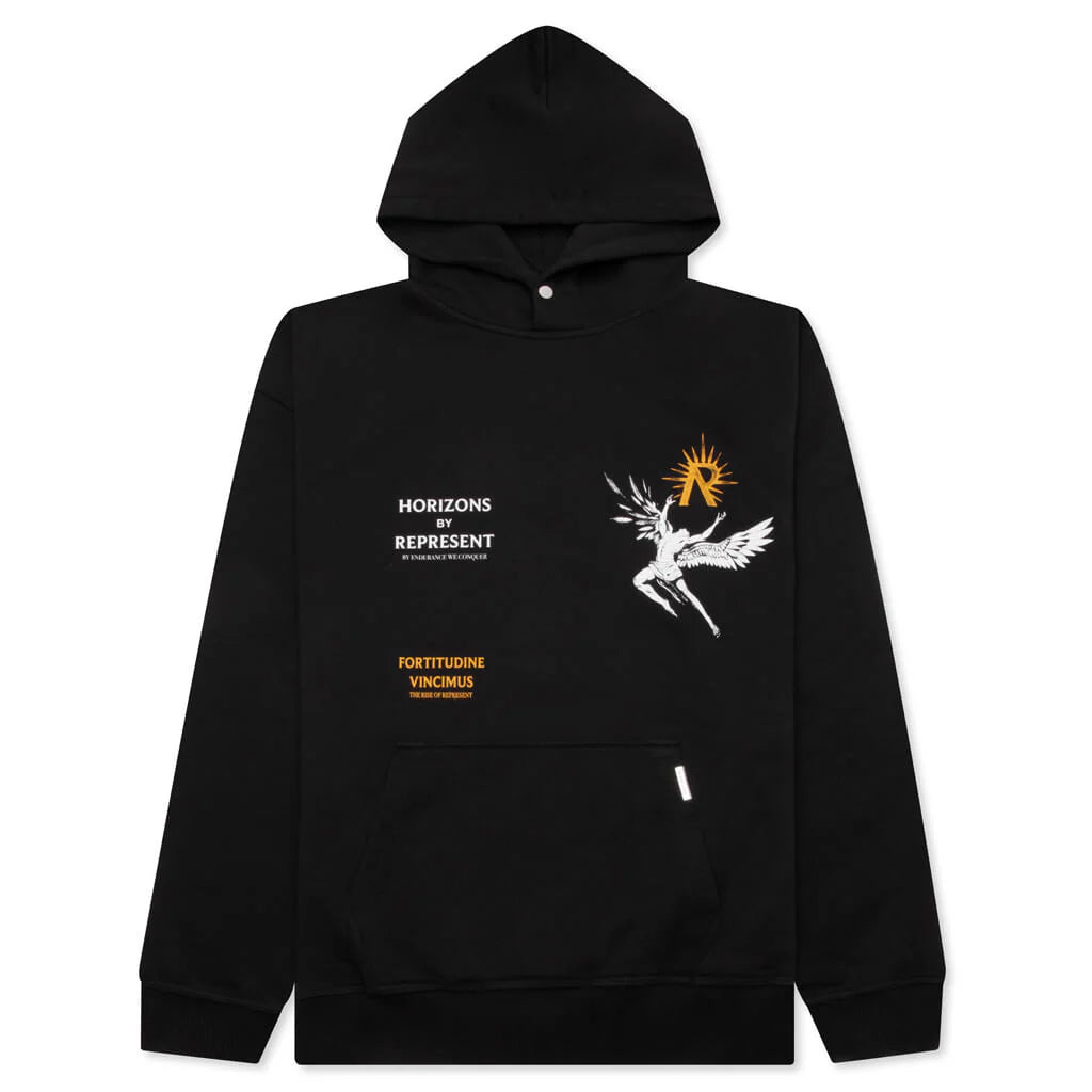 Icarus Hoodie Jet Black