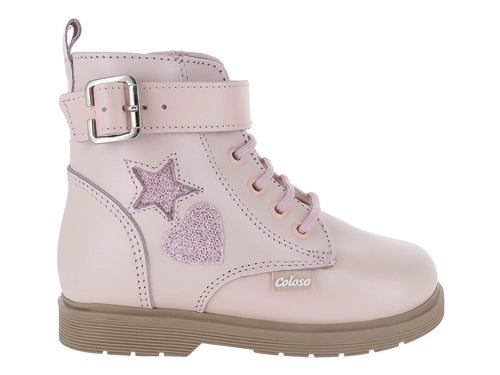 Botas Coloso Rosa Pastel para Niña