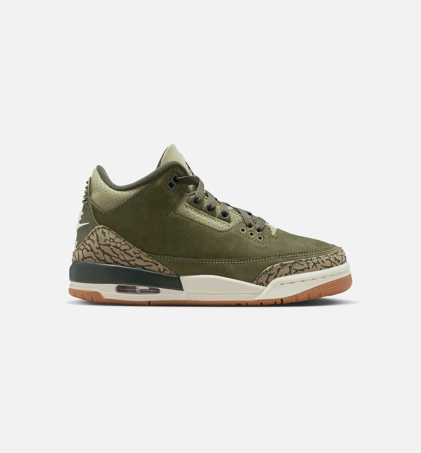 Air Jordan 3 Retro Medium Olive Grade School Lifestyle Shoe Medium Olive Sequoia Neutral Olive Sail