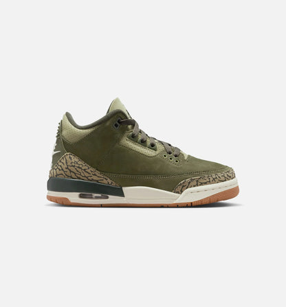 Air Jordan 3 Retro Medium Olive Grade School Lifestyle Shoe Medium Olive Sequoia Neutral Olive Sail