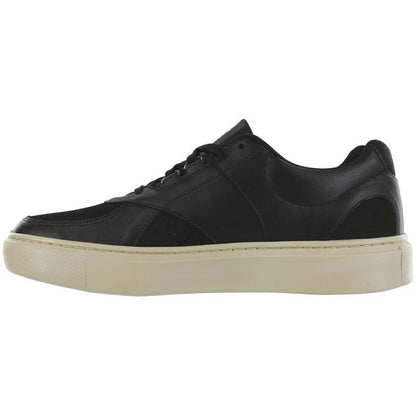 Men's High Street Lace Up Sneaker in Black Ash