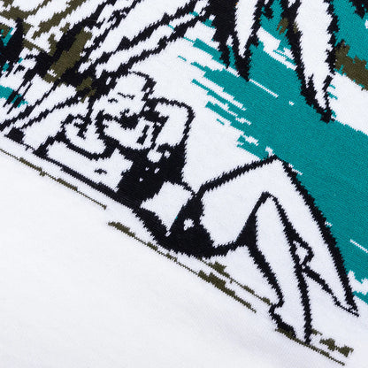 Sunset S S Tee White