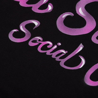 Airbrushed Hoodie Black