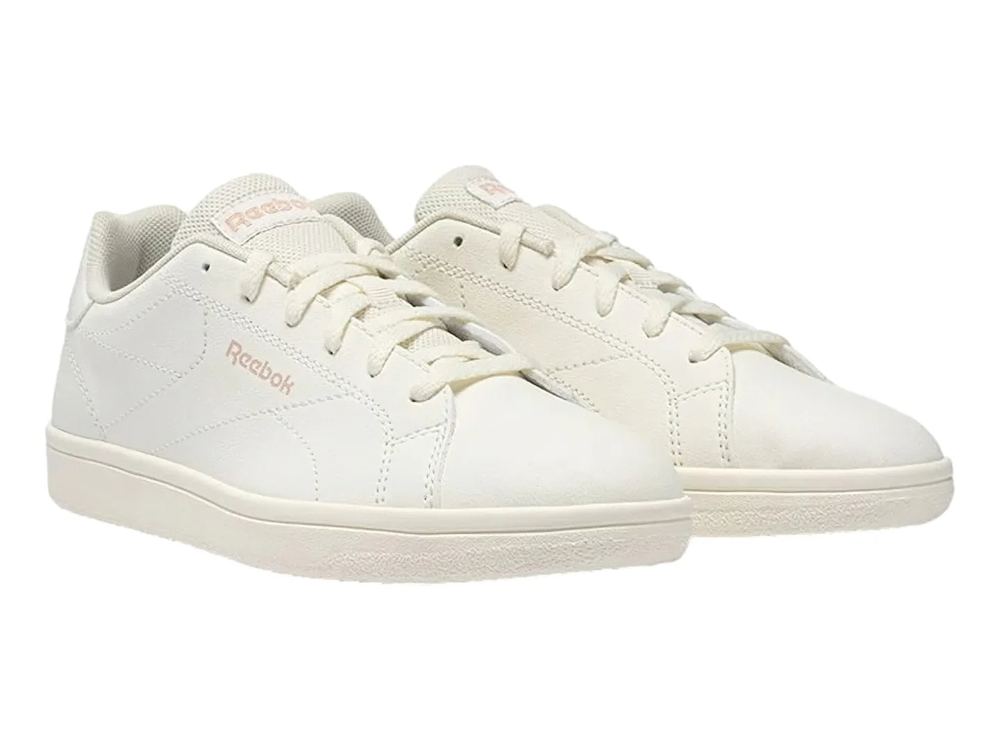 Tenis Reebok Royal Complete Blanco y Rosa para Mujer