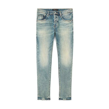 Purple Skinny Electric Tint Denim -  Washed Light Blue