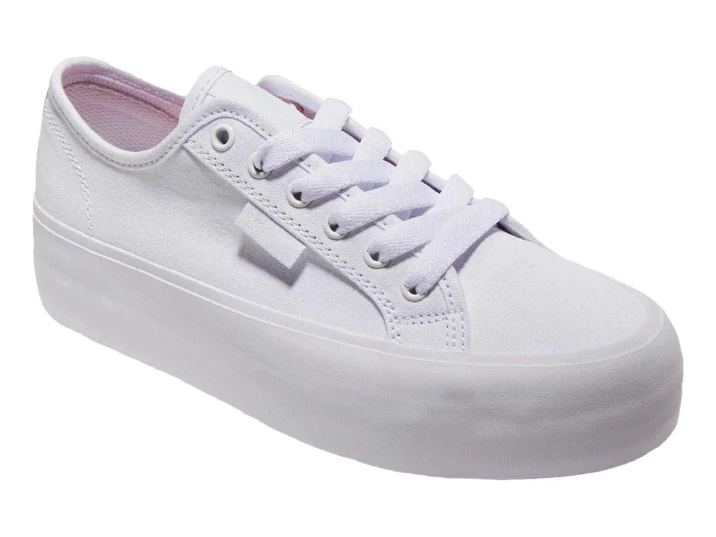 Tenis DC Shoes Manual Platform Blancos para Mujer