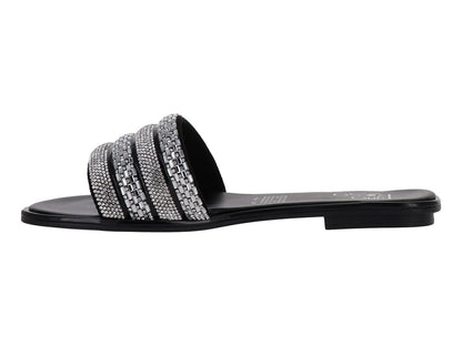 Sandalias Luna Rosa Negro para Mujer