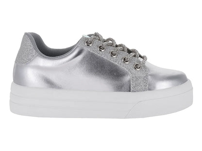 Tenis Divitas Plata para Niña