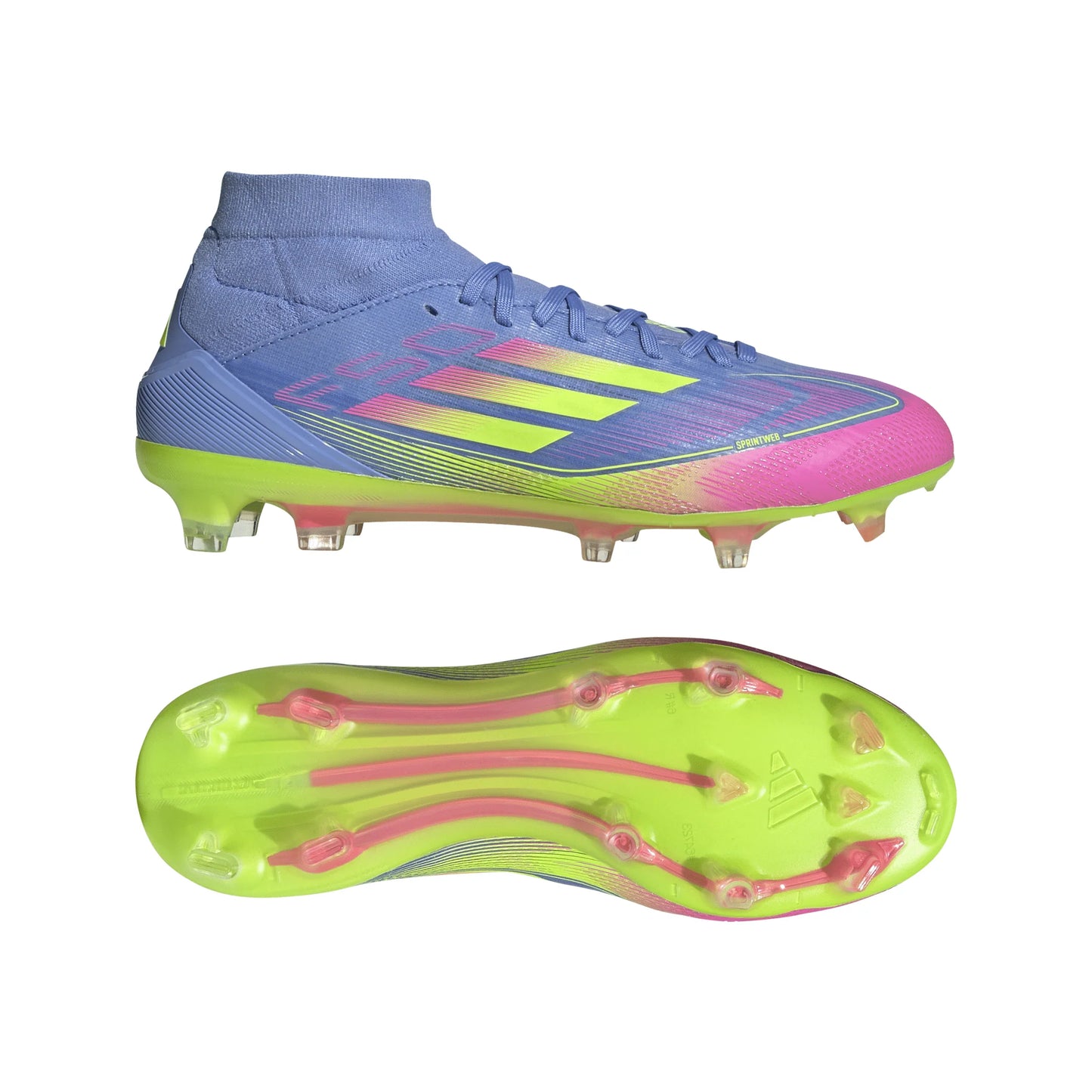 adidas F50 Pro Mid Womens Firm Ground Boots Blue