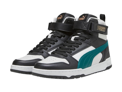 Tenis PUMA RBD Game Gris Verde y Negro para Hombre