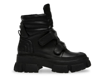 Botines Combat Steve Madden Negros para Mujer