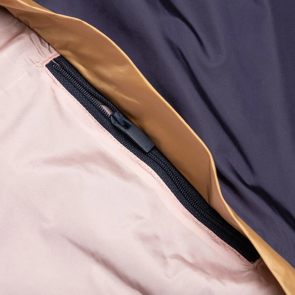 Track Jacket Tan Rose Deep Purple