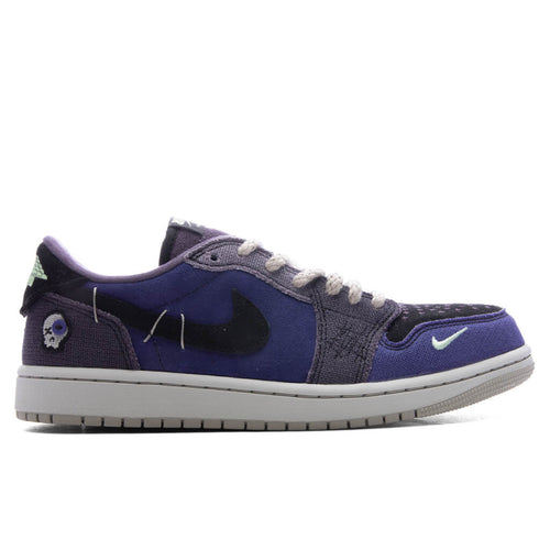 Air Jordan 1 Retro Low OG x Zion Williamson Voodoo Alternate Regency Purple Vapor Green Dark Raisin