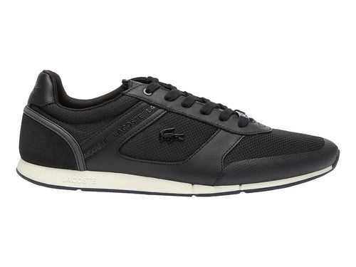 Tenis Lacoste Menerva Sport Negro con Blanco para Hombre