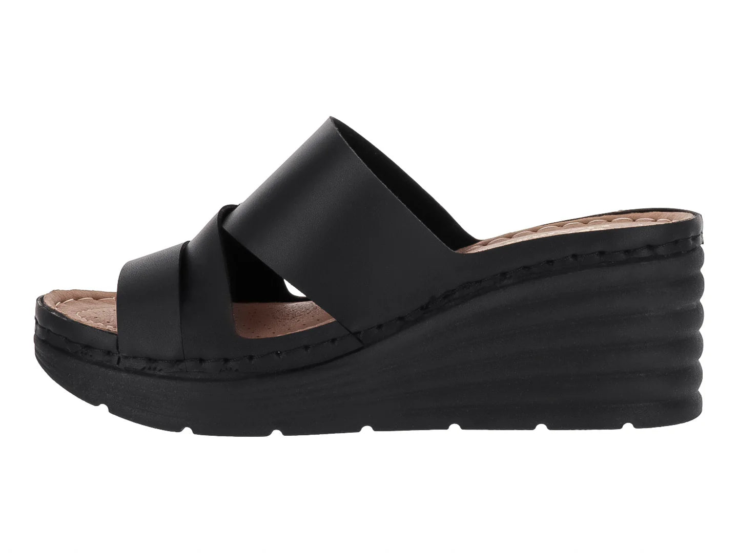 Sandalias Flexmas Negro para Mujer
