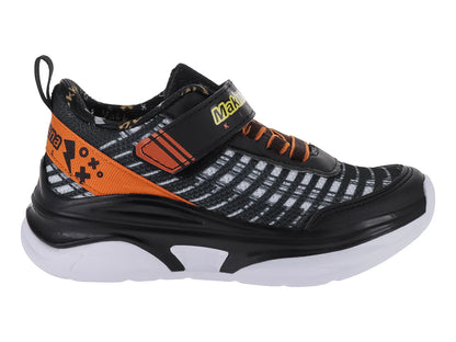 Tenis MAKENA Negro Naranja para Niño