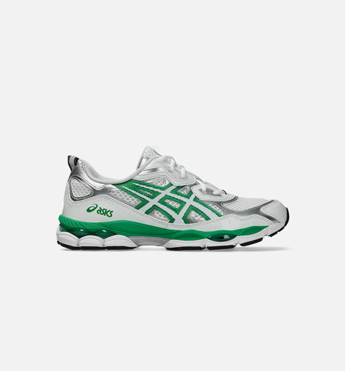 Hidden Gel NYC Mens Running Shoe White Green Limit One Per Customer