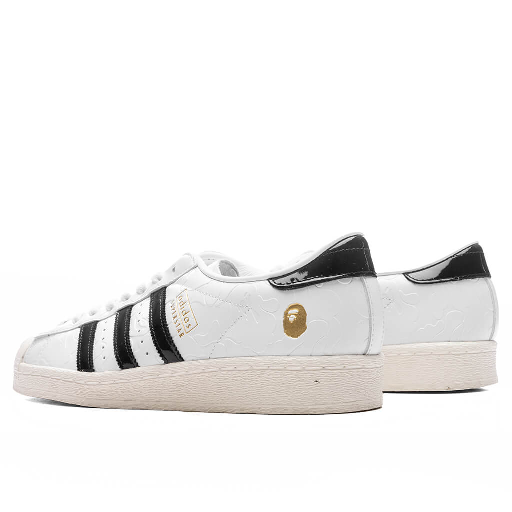 Adidas x BAPE Superstar Cloud White Core Black Off White