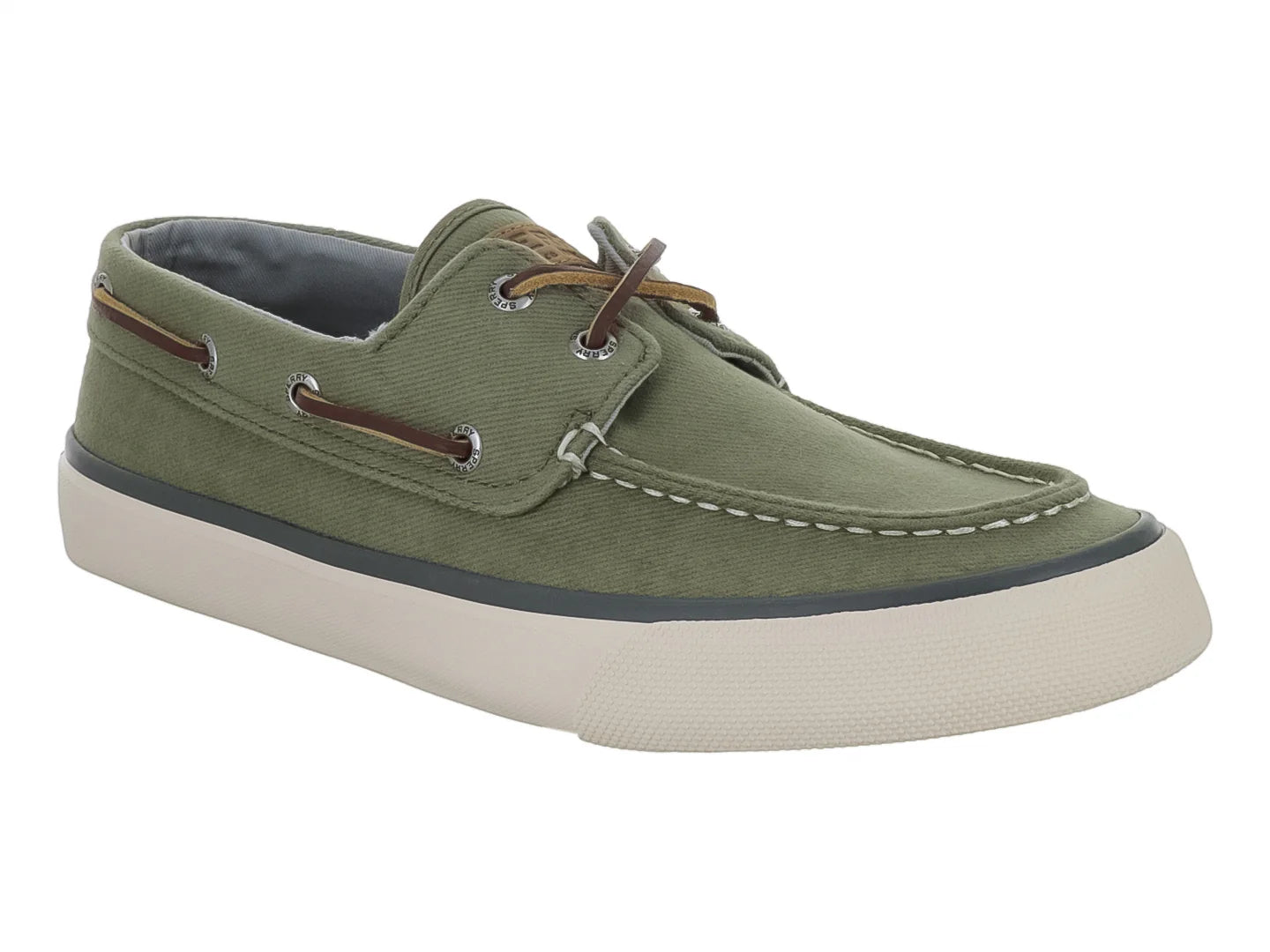 Zapatos Náuticos Sperry Bahama II Color Olivo para Hombre