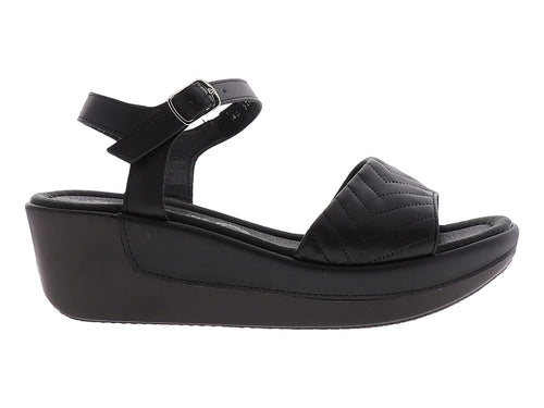 Sandalias Luna Rosa Negro para Mujer