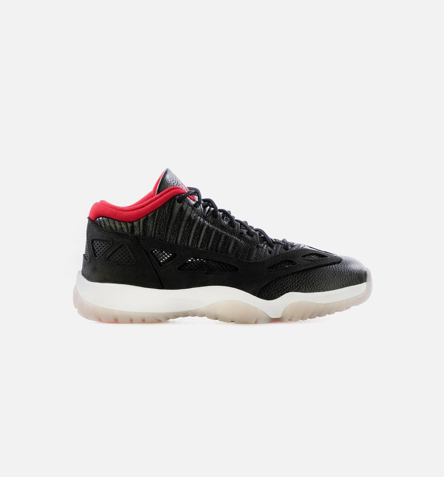 Air Jordan 11 Low IE Bred Mens Lifestyle Shoe Black White True Red Limit One Per Customer
