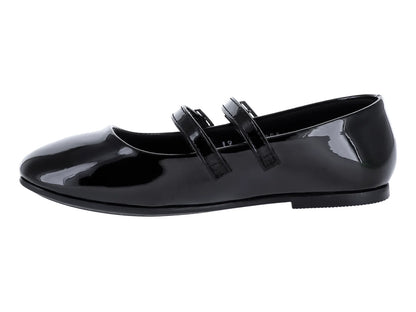Zapatos Planos de Charol Negros Tropicana para Niña