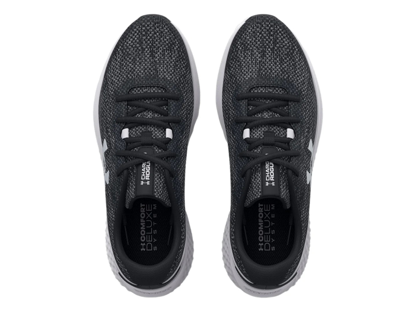 Tenis Under Armour Charged Rogue 3 Knit Negro para Hombre