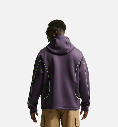 Project FROG Bubble Mesh Pullover Mens Hoodie Dark Raisin Brilliant Blue Voltage Green Vivid Purple