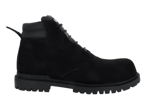 Botas Alterno de Piel Nubuck Negro para Hombre