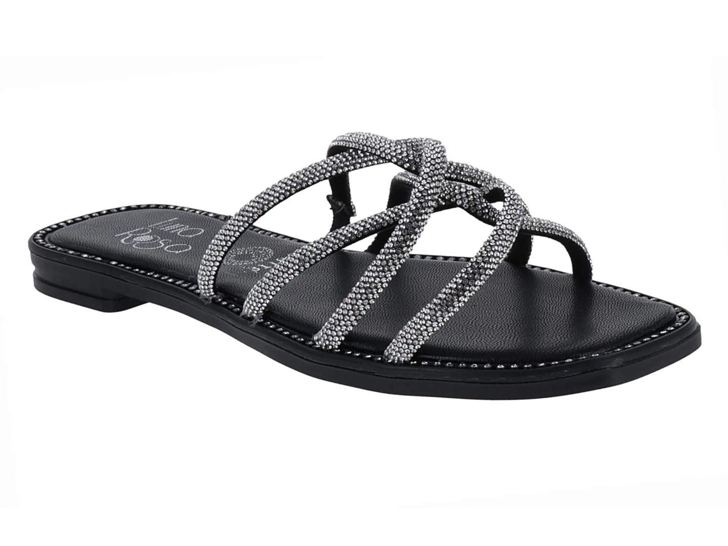 Sandalias Luna Rosa Negro para Mujer