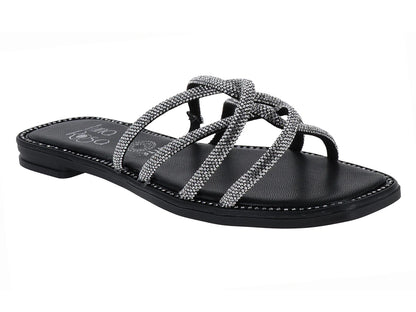 Sandalias Luna Rosa Negro para Mujer