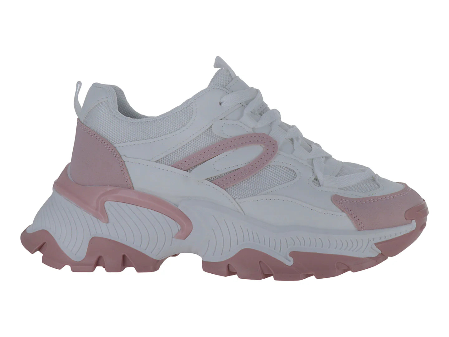Tenis Via Urbana Blanco Rosa para Mujer
