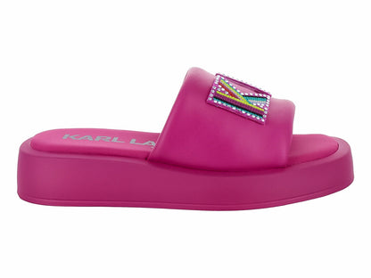 Sandalias Slide Karl Lagerfeld Color Rosa para Mujer