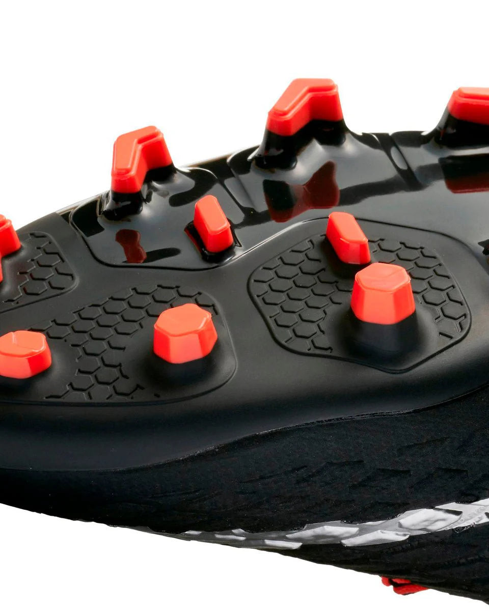 Nike Kids Jr Hypervenom Phantom III Dynamic Fit FG Firm Ground Soccer Cleats Black Red Silver