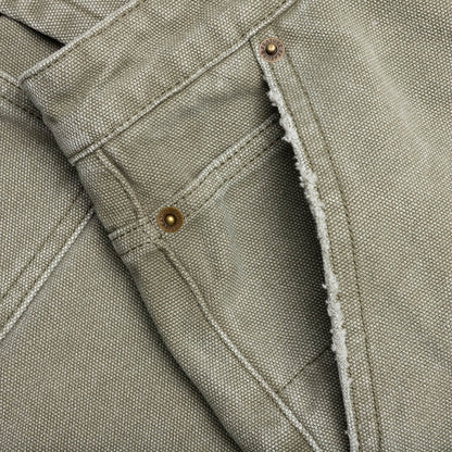 Ryan Double Knee Shorts Washed Olive