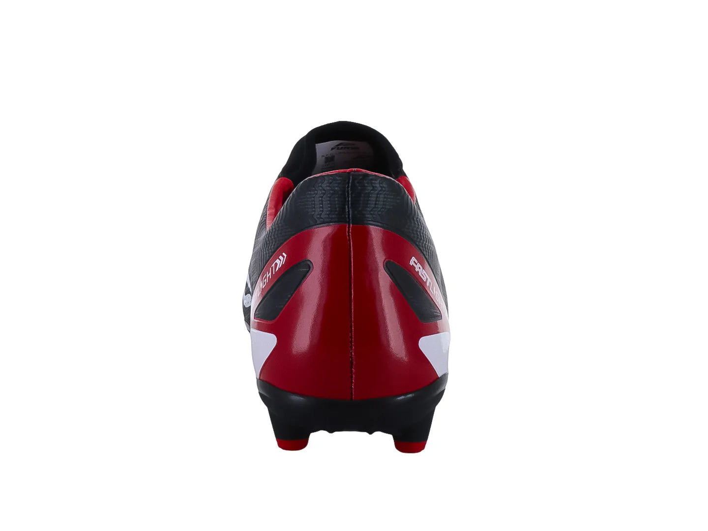Tenis de Fútbol Furia Negro con Rojo para Hombre