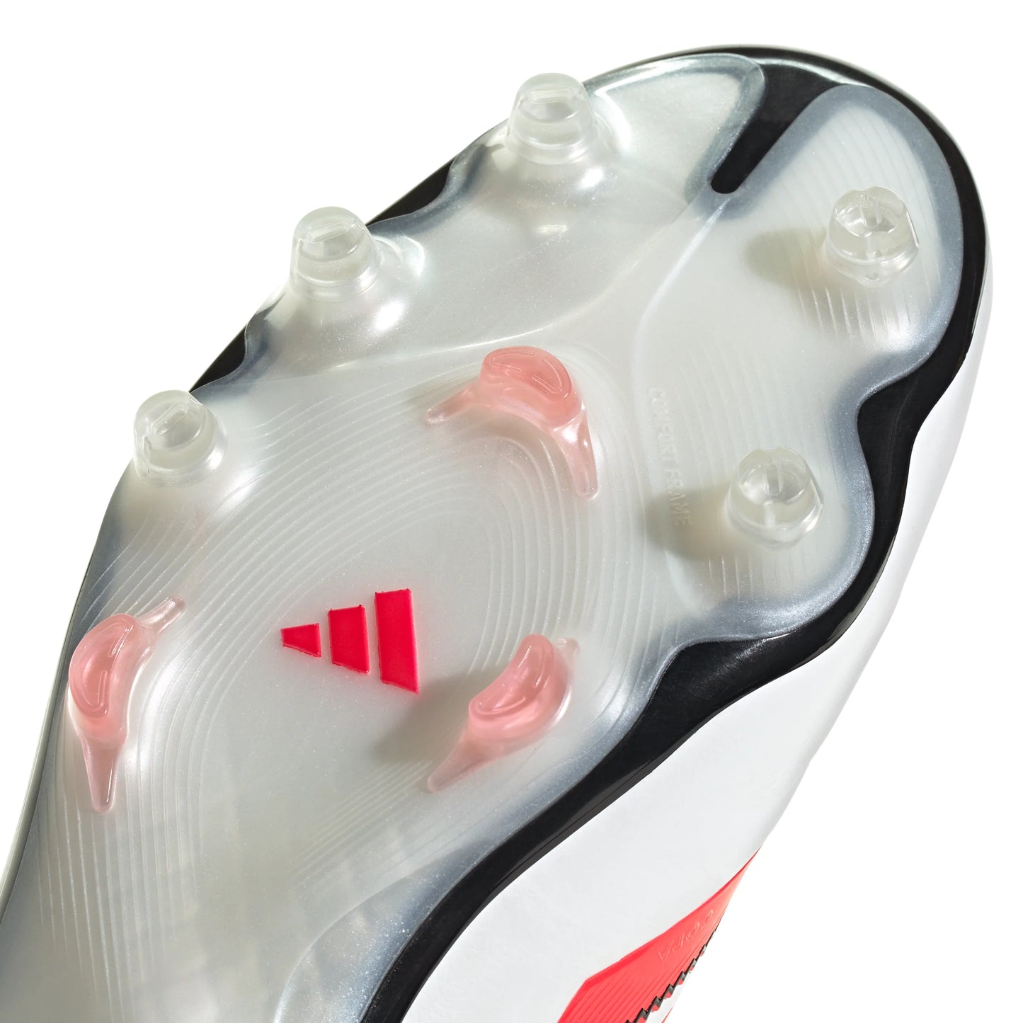 adidas Copa Pure 3 Elite Laceless FG Mens Soccer Cleats White Red Black