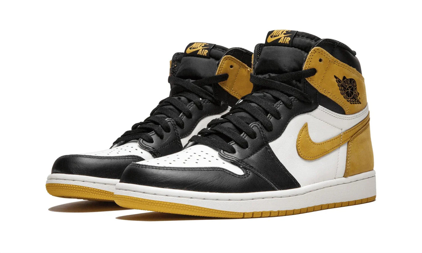 Air Jordan 1 Retro High OG Promo Box YELLOW OCHRE